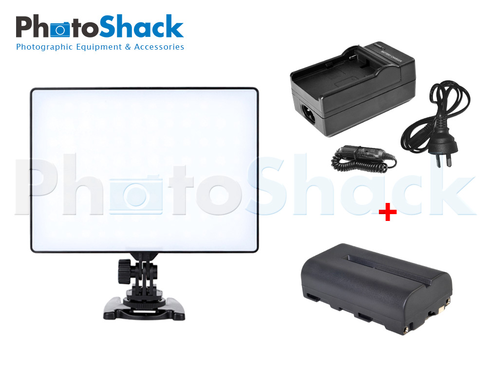 DSLR /Video LED light pad Variable Colour YN300AIR w/ Battery & Charger Set