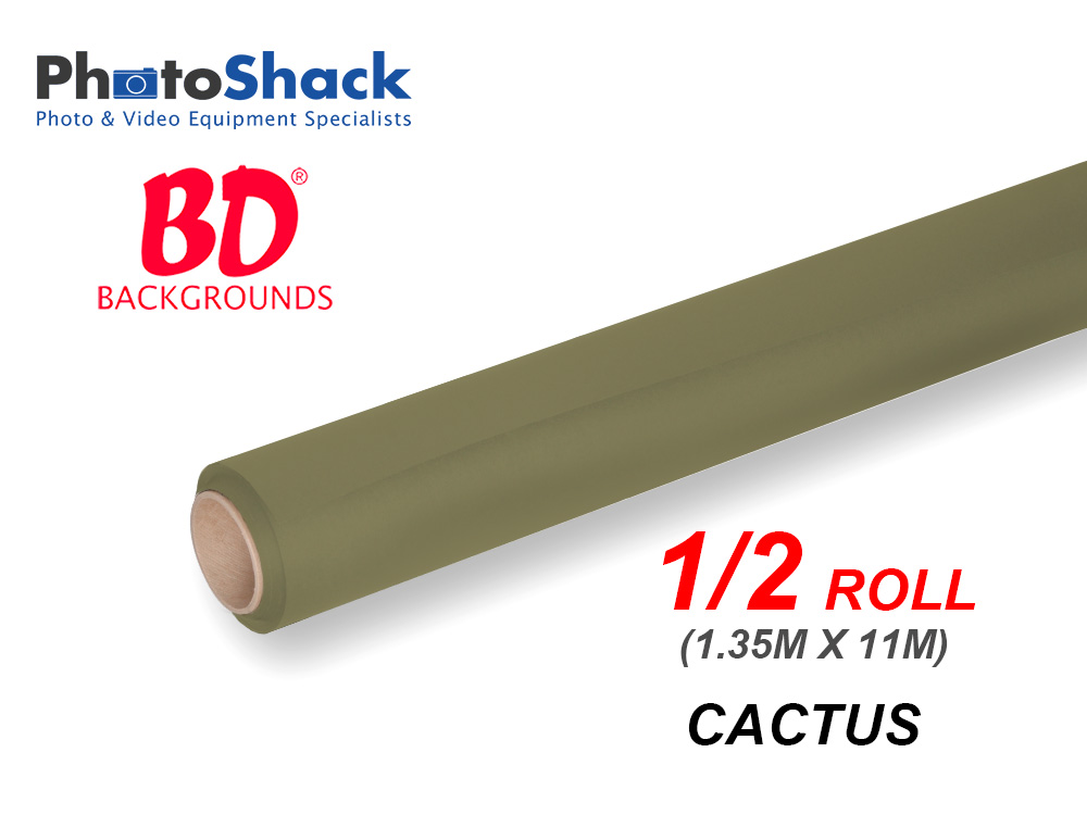 BD Paper Background Half Roll - 234 Cactus (Olive Green)