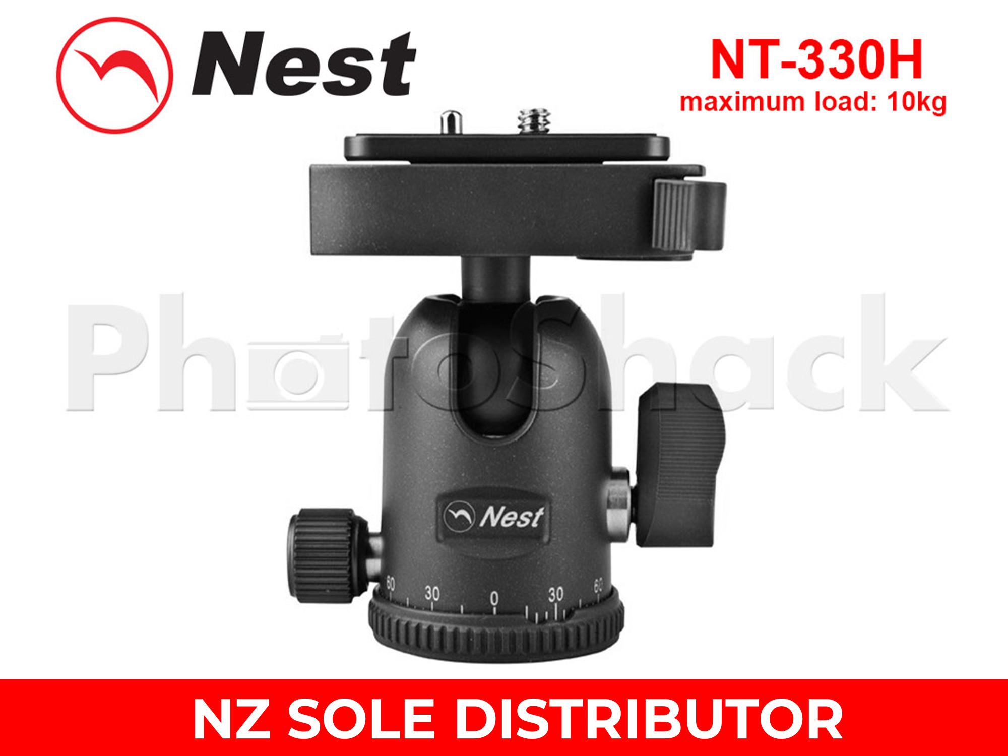 Nest Ball Head for Tripods - 10kg Load