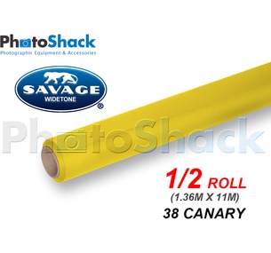 SAVAGE Paper Backdrop Half Roll - 38 Canary
