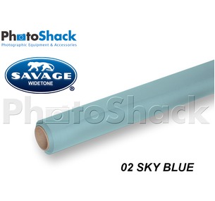 SAVAGE Paper Backdrop Roll - 02 Sky Blue