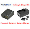 Charger & Battery Kit for Panasonic / Lumix Cameras