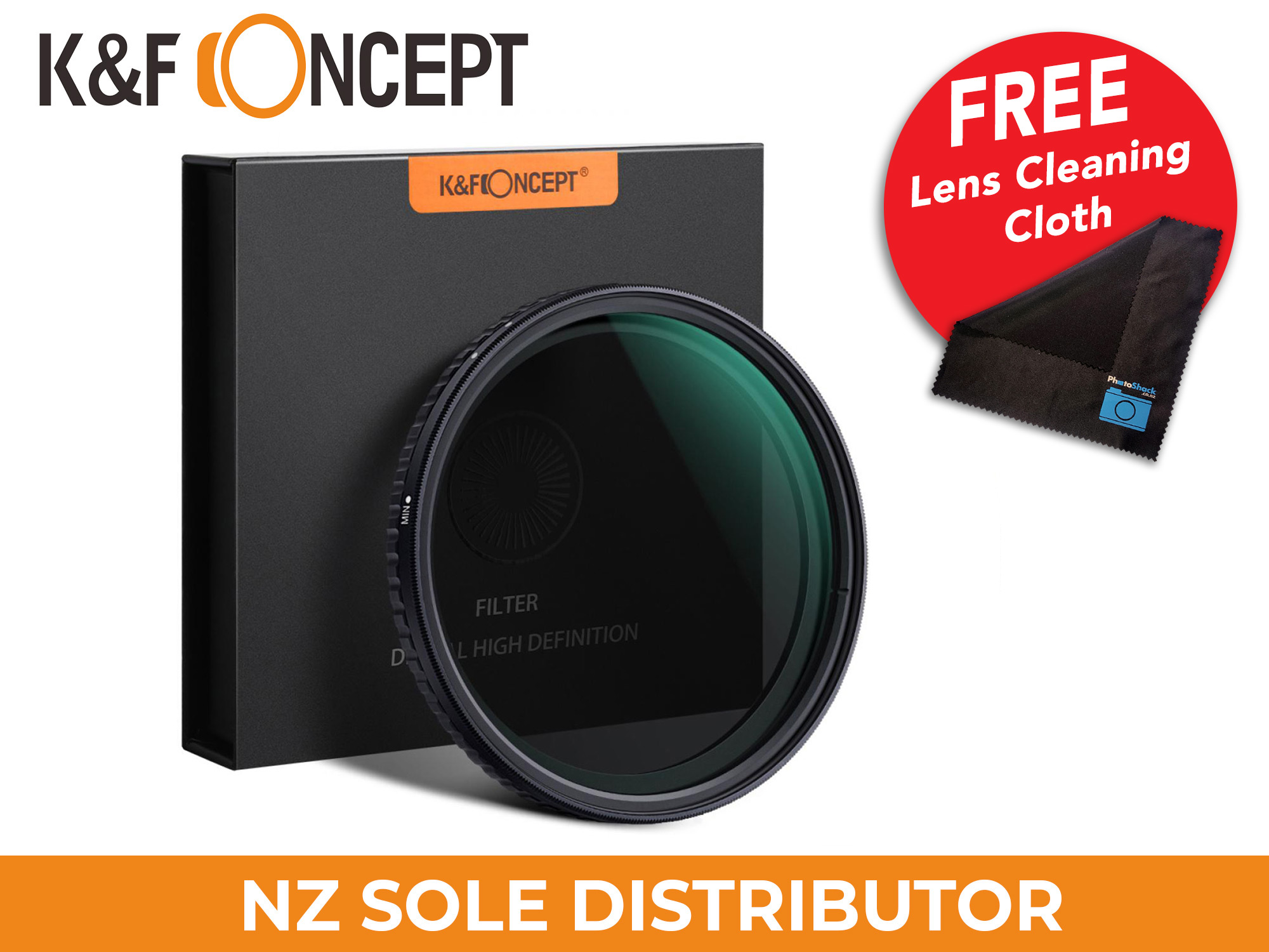 K&F Concept ND8-ND128 Variable Neutral Density ND Filter Nano Coated