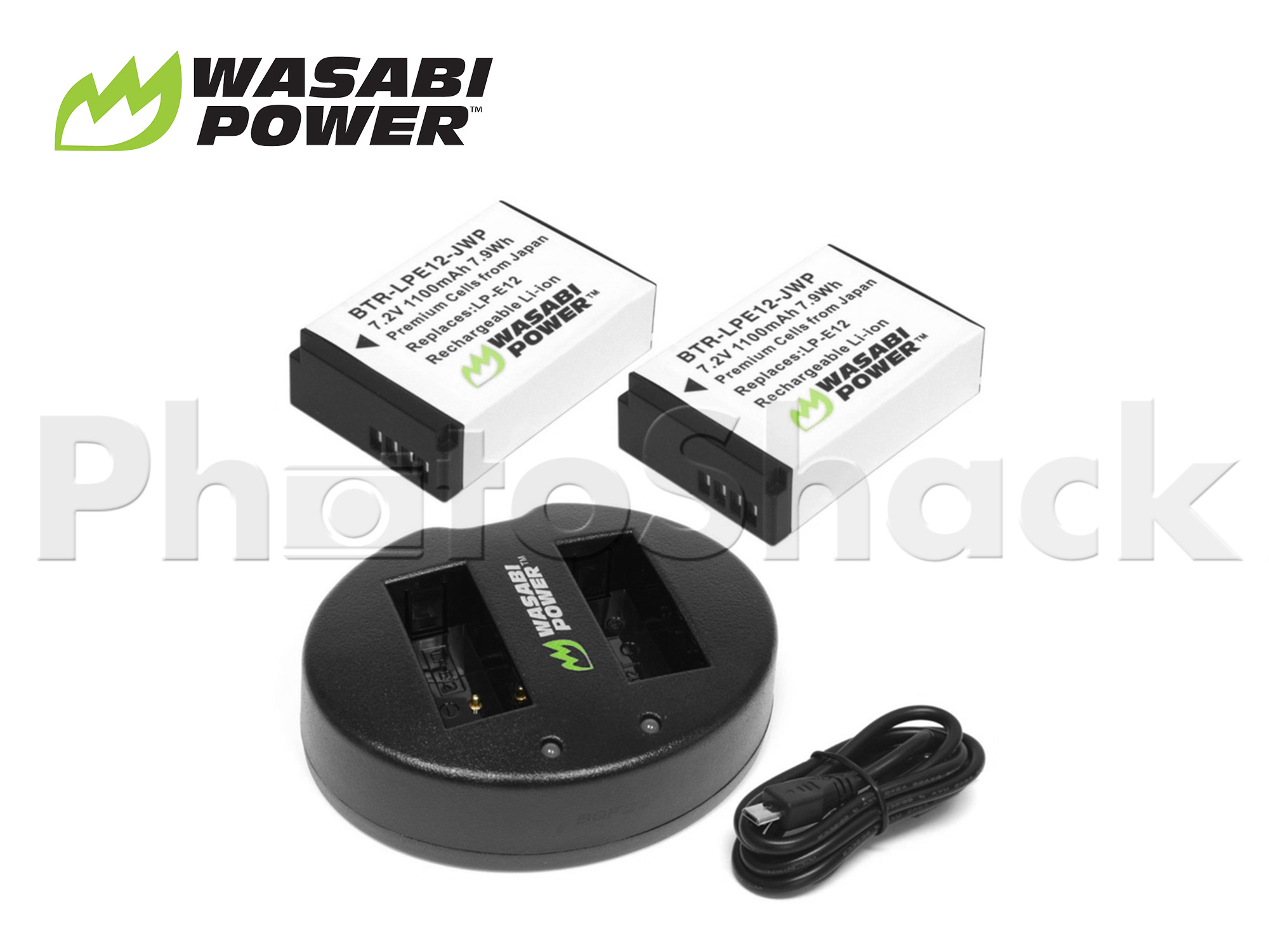 Canon LP-E19, LP-E4, LP-E4N Dual LCD Battery Charger by Wasabi Power
