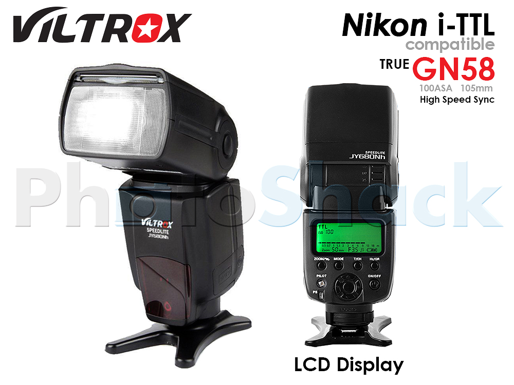 Speedlight Flash with High Speed Sync for Nikon Viltrox JY-680NH