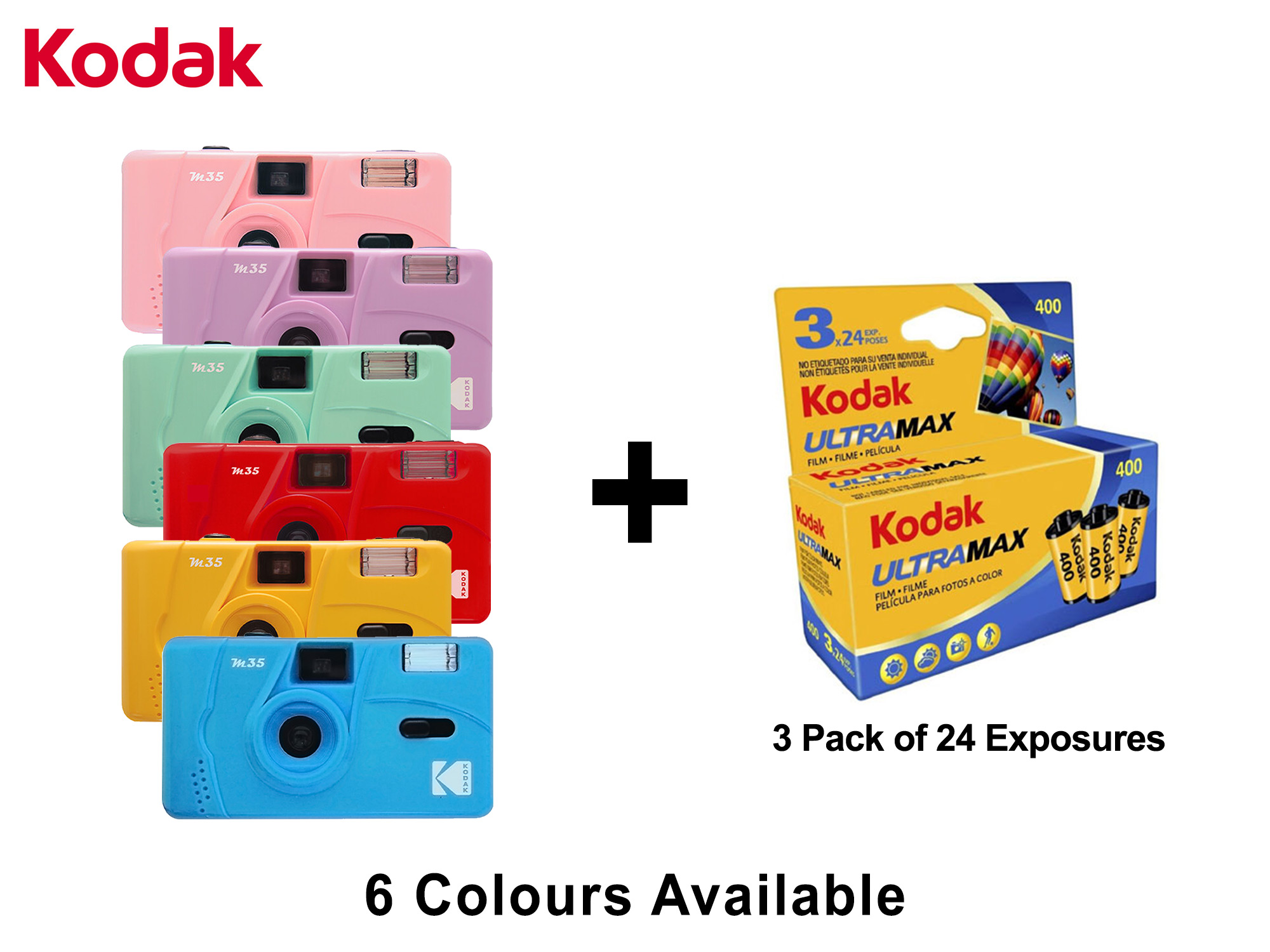 Kodak Bundle | M35 Camera + 3PK UltraMax 24EXP