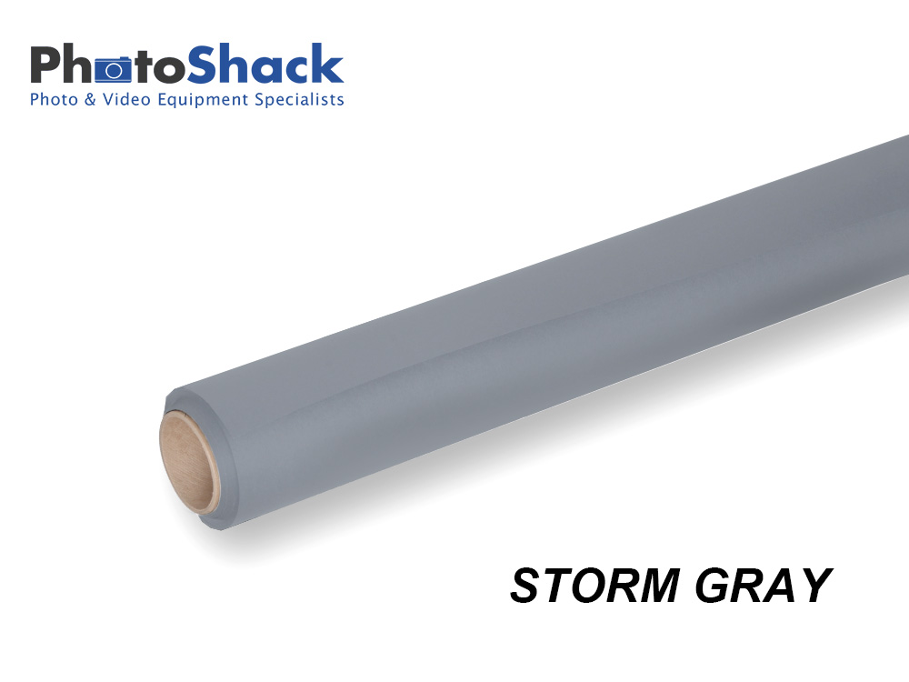 Paper Background Roll - Storm Gray