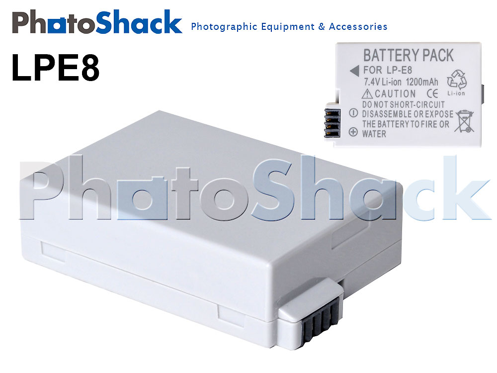 LPE8 Rechargeable Battery for Canon Cameras