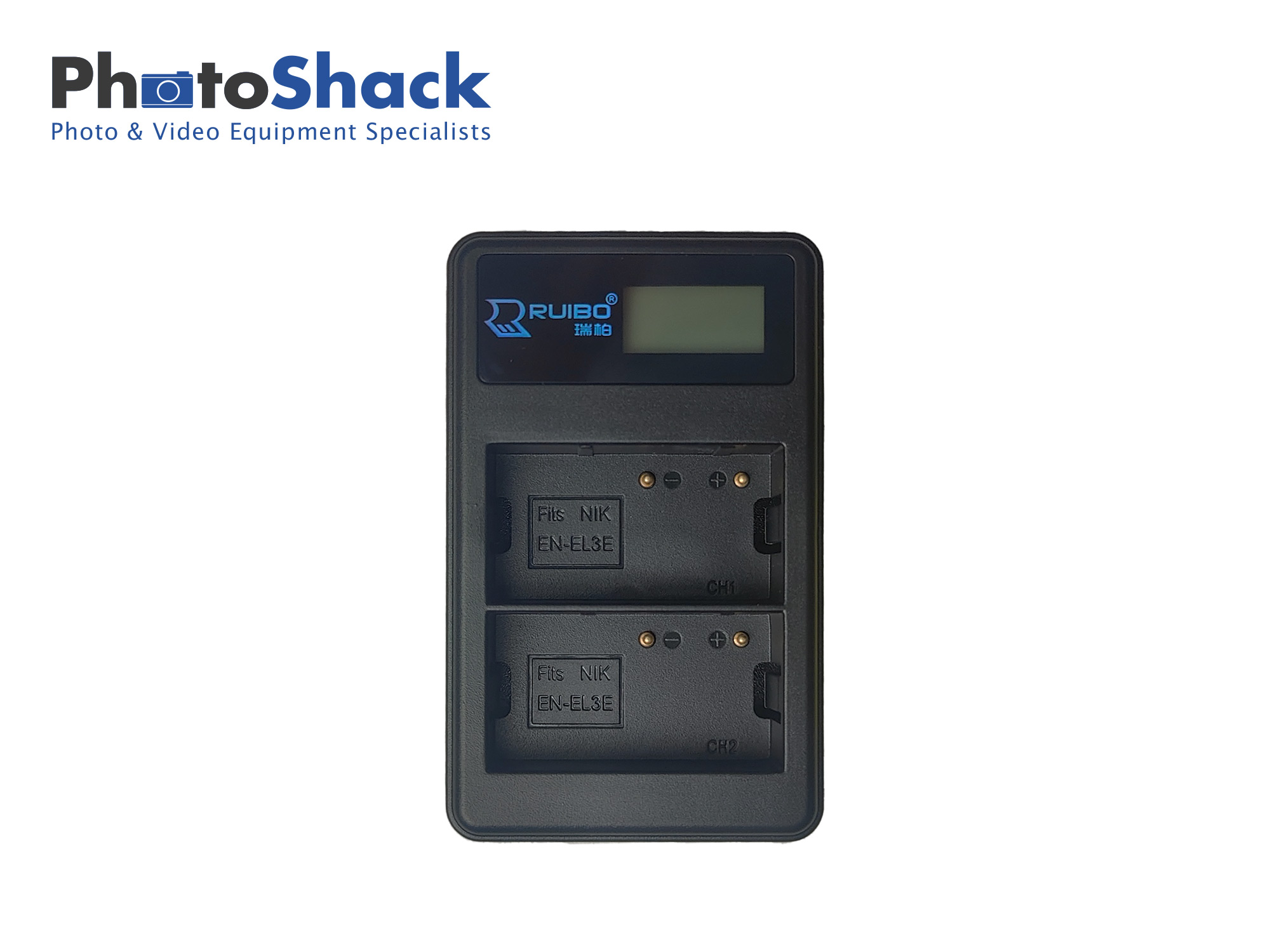 Dual Charger for Nikon with LCD Display