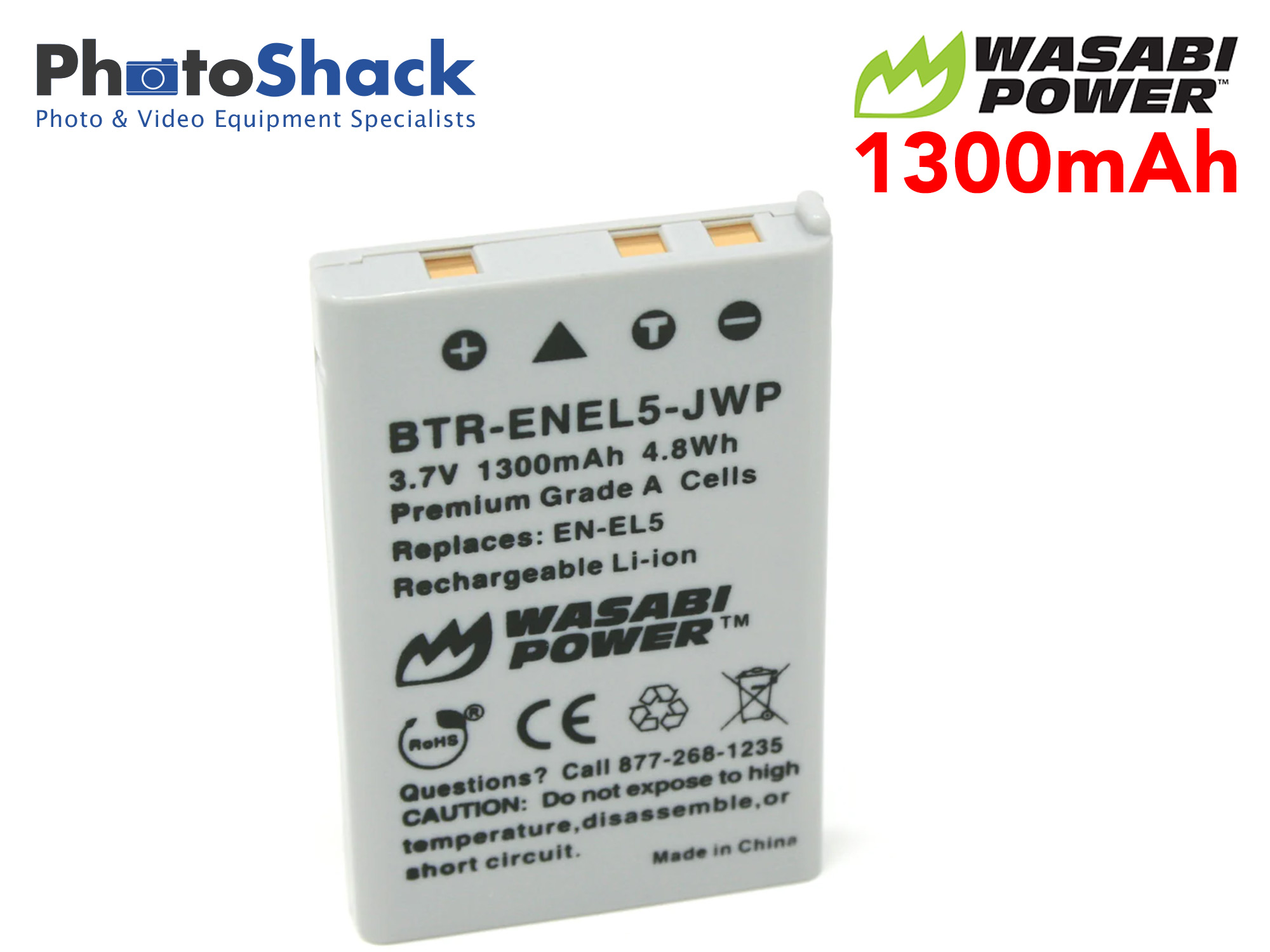 EN-EL5 Battery for Nikon - Wasabi Power