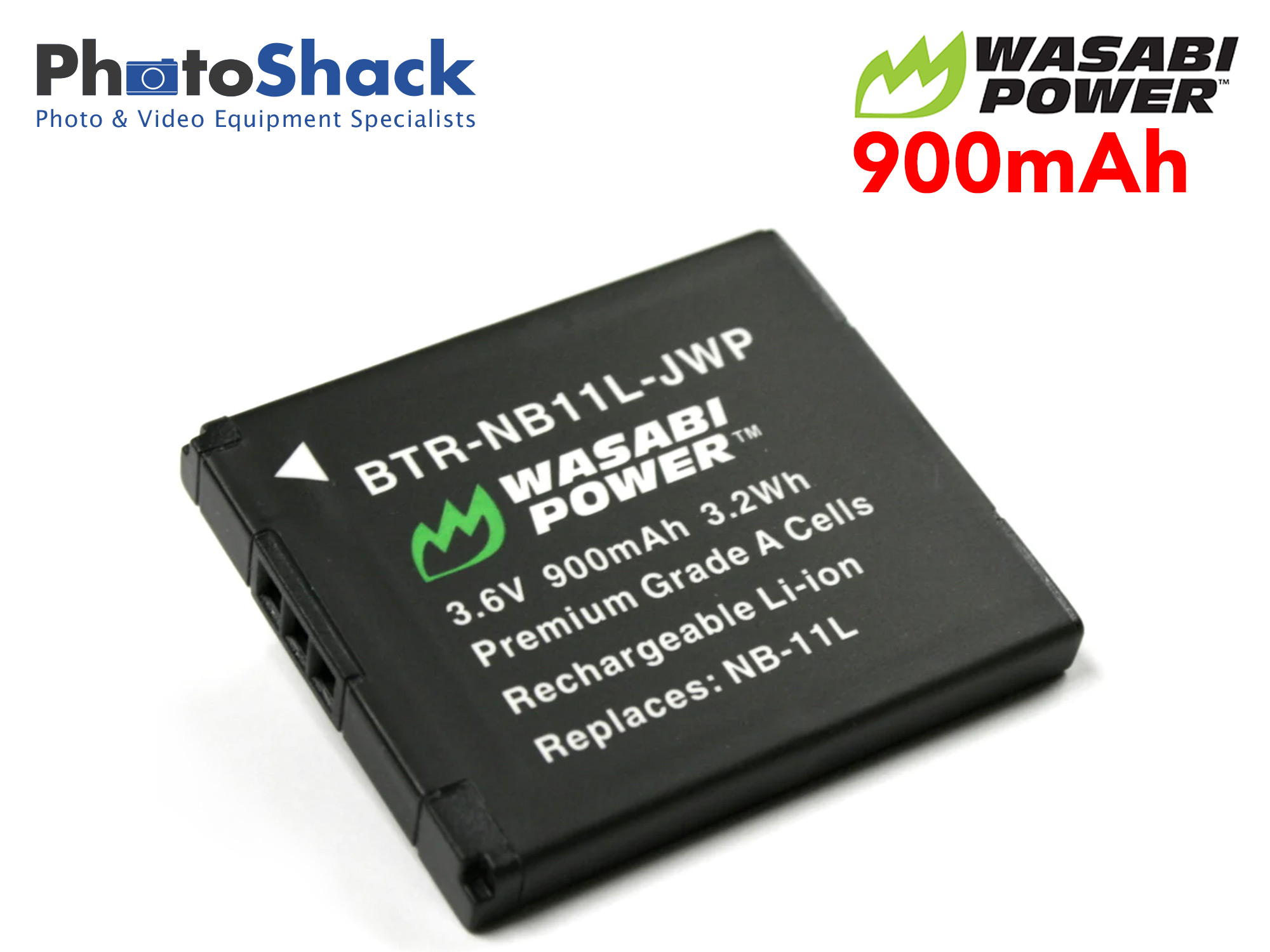 NB-11L battery for Canon - Wasabi Power