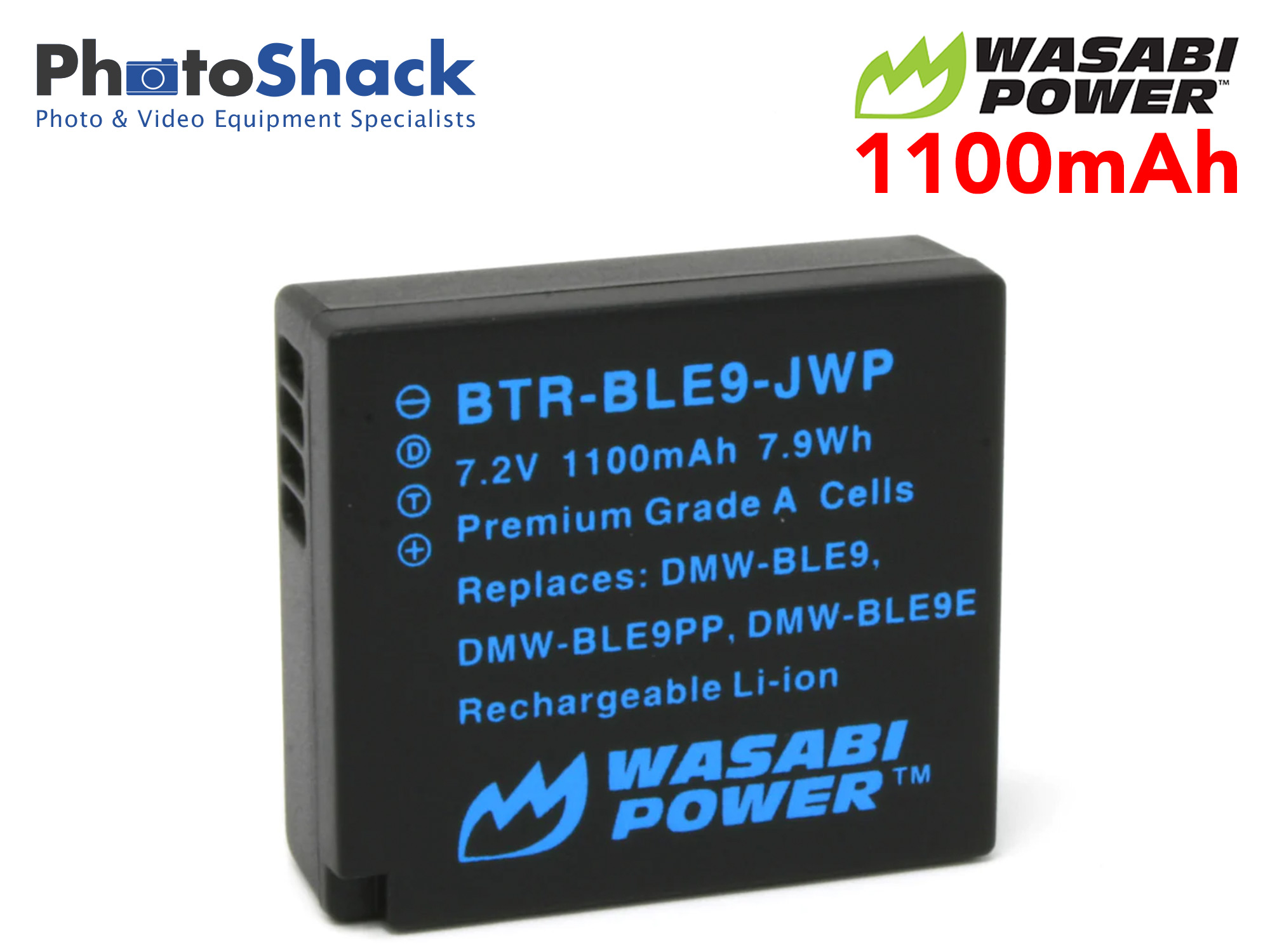 BLE9 / BLG10 battery for Panasonic - Wasabi Power