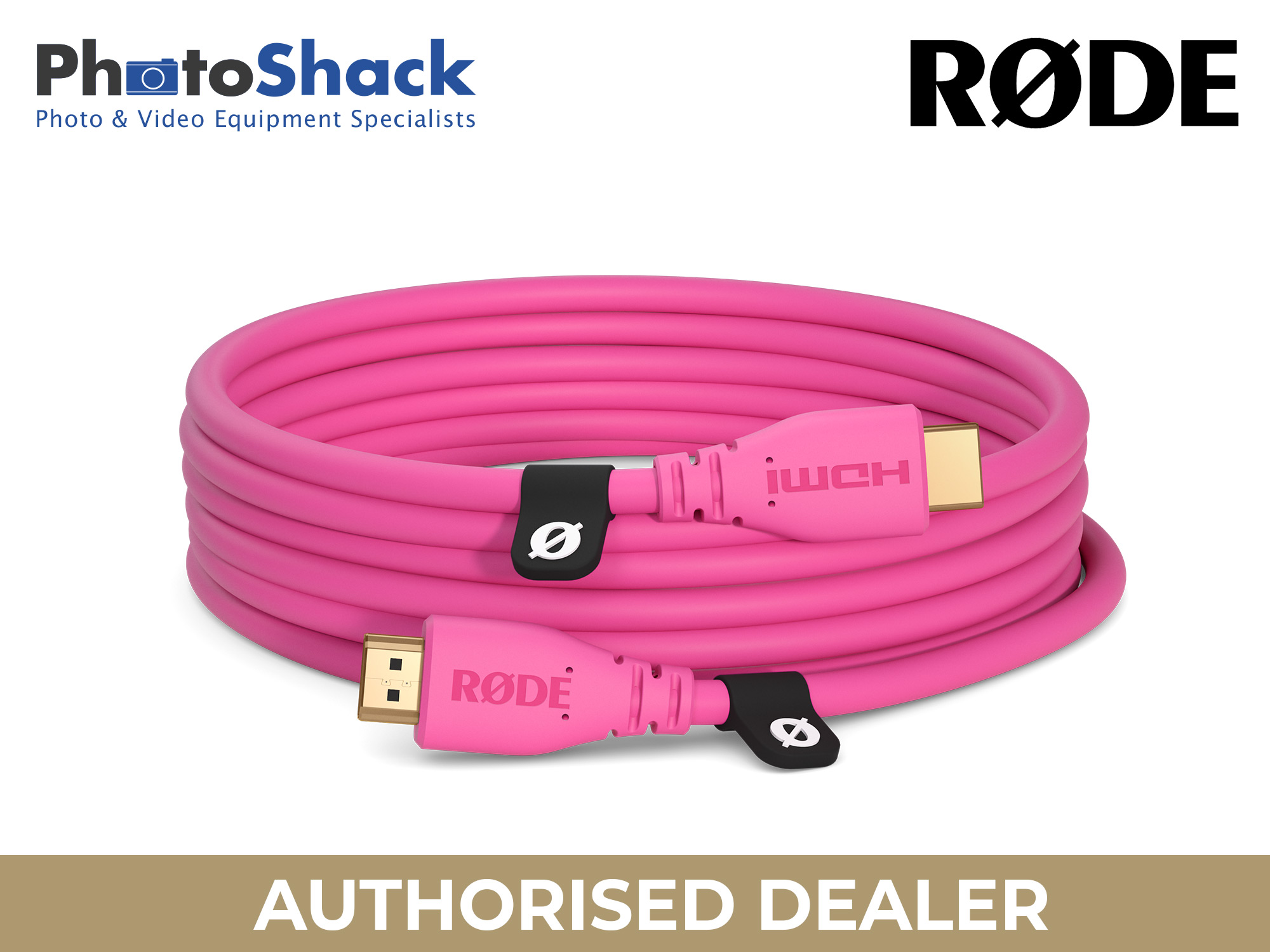 RODE 3m HDMI Cable - Pink