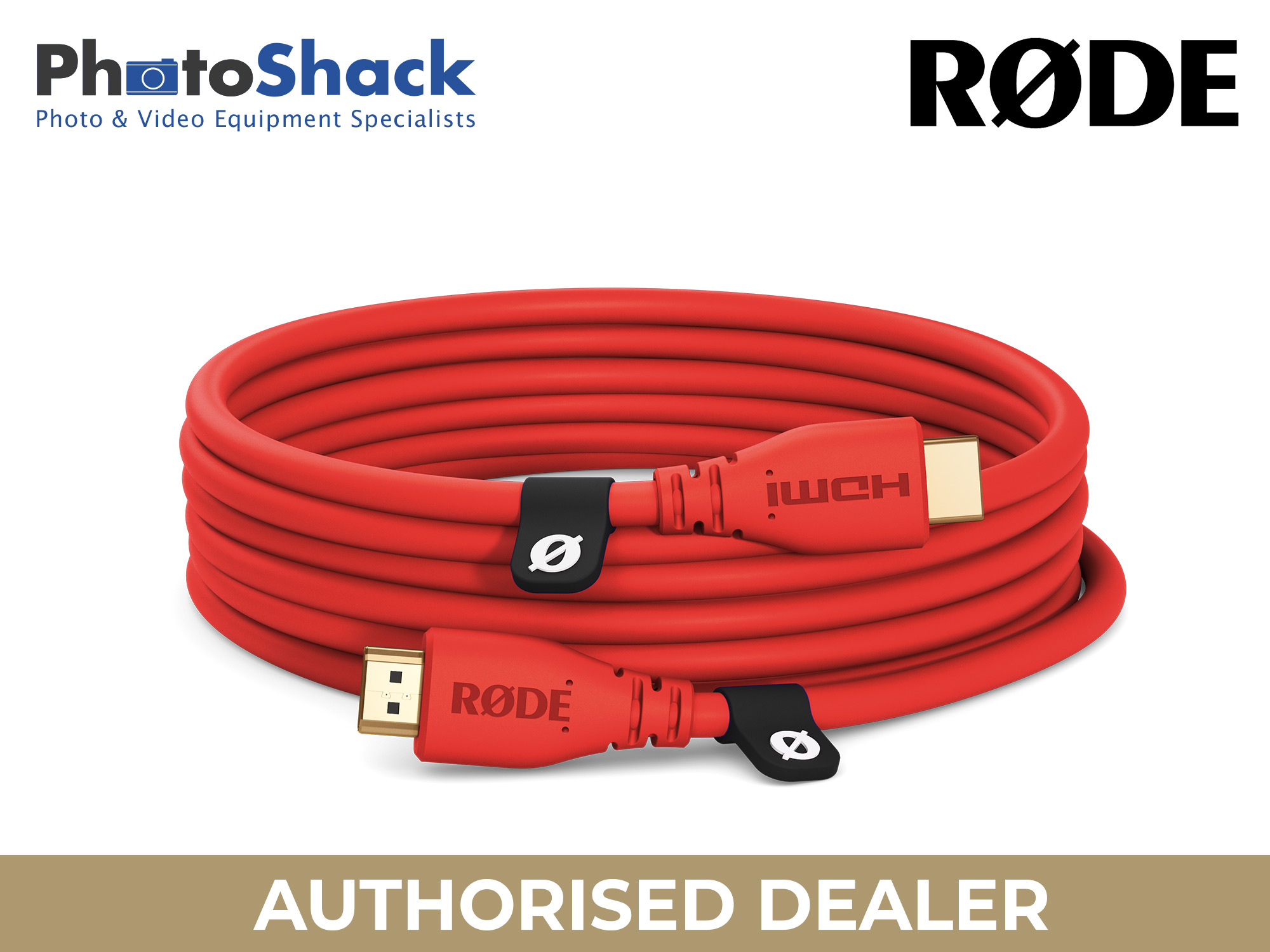 RODE 3m HDMI Cable - Red