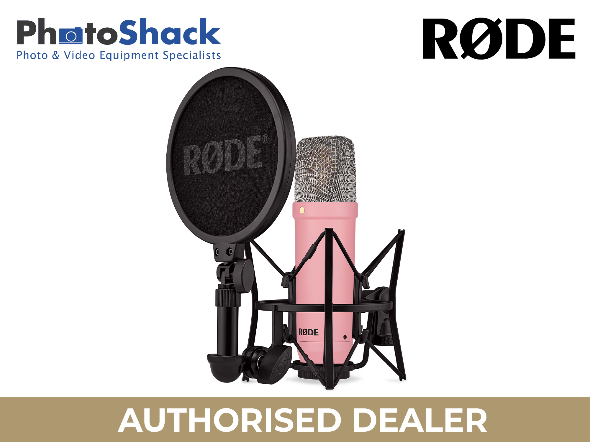 RODE NT1 Signature Series Studio Condenser Microphone - Pink