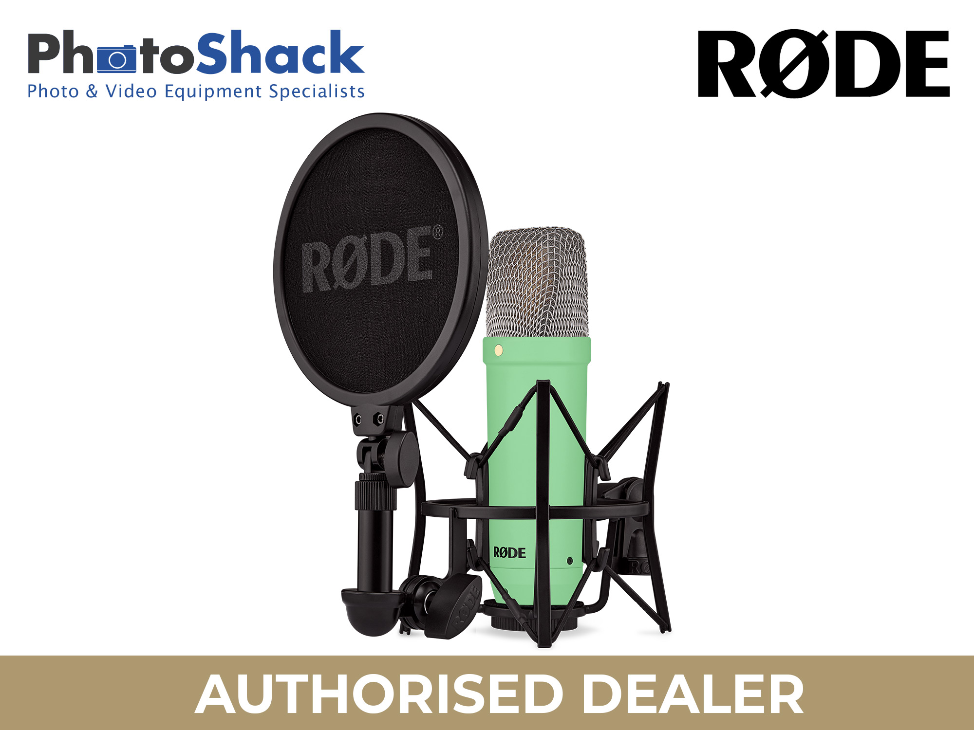 RODE NT1 Signature Series Studio Condenser Microphone - Green