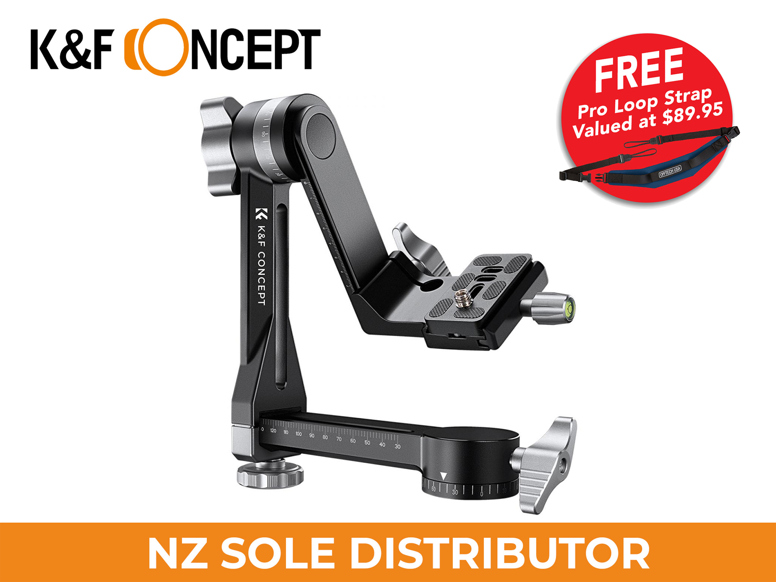 K&F Concept Tripod Gimbal Head KF31.052 - Promotion