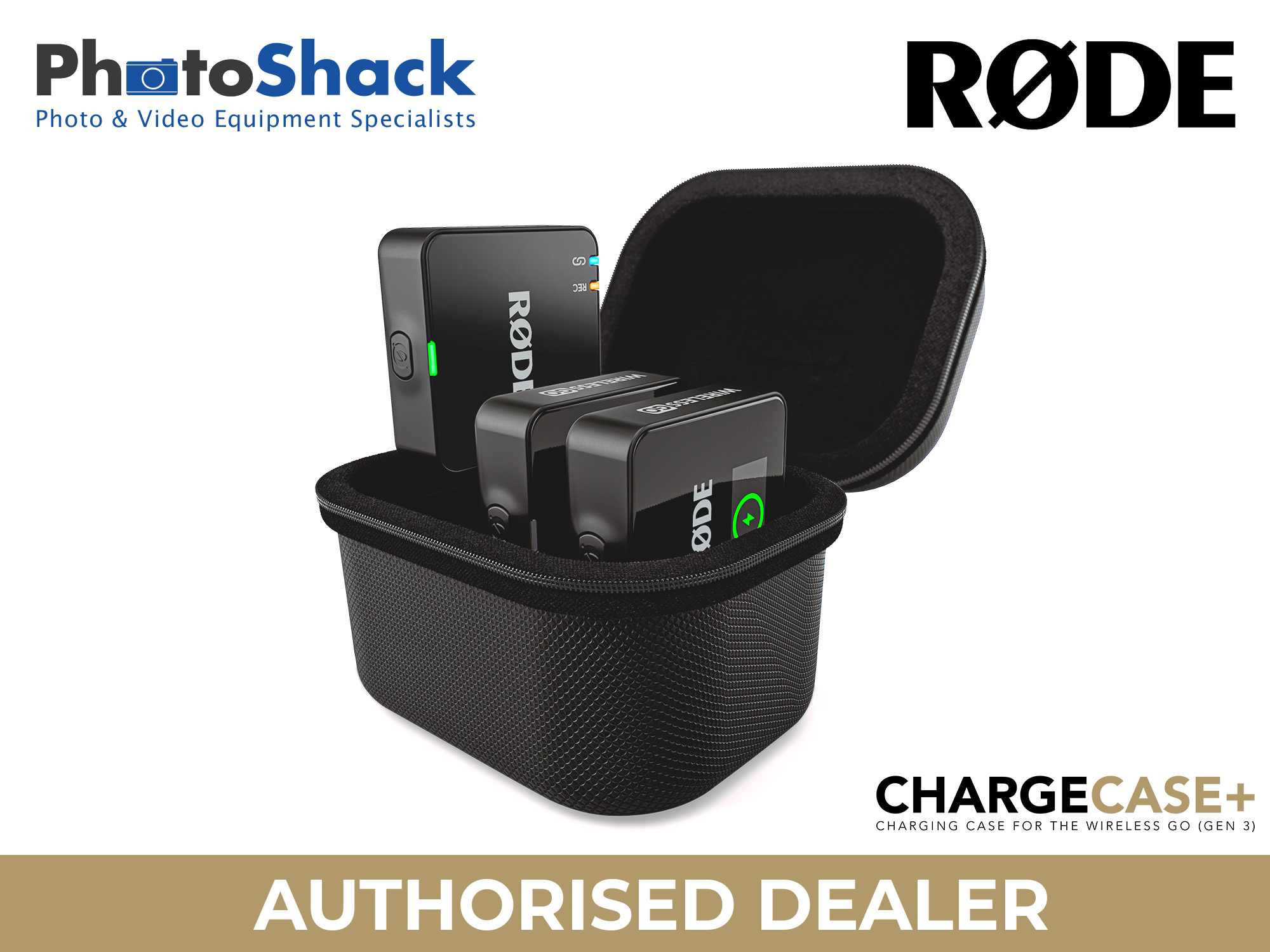 RODE Charge Case+ for RODE Wireless GO (Gen 3)  (RODWIGOGEN3)