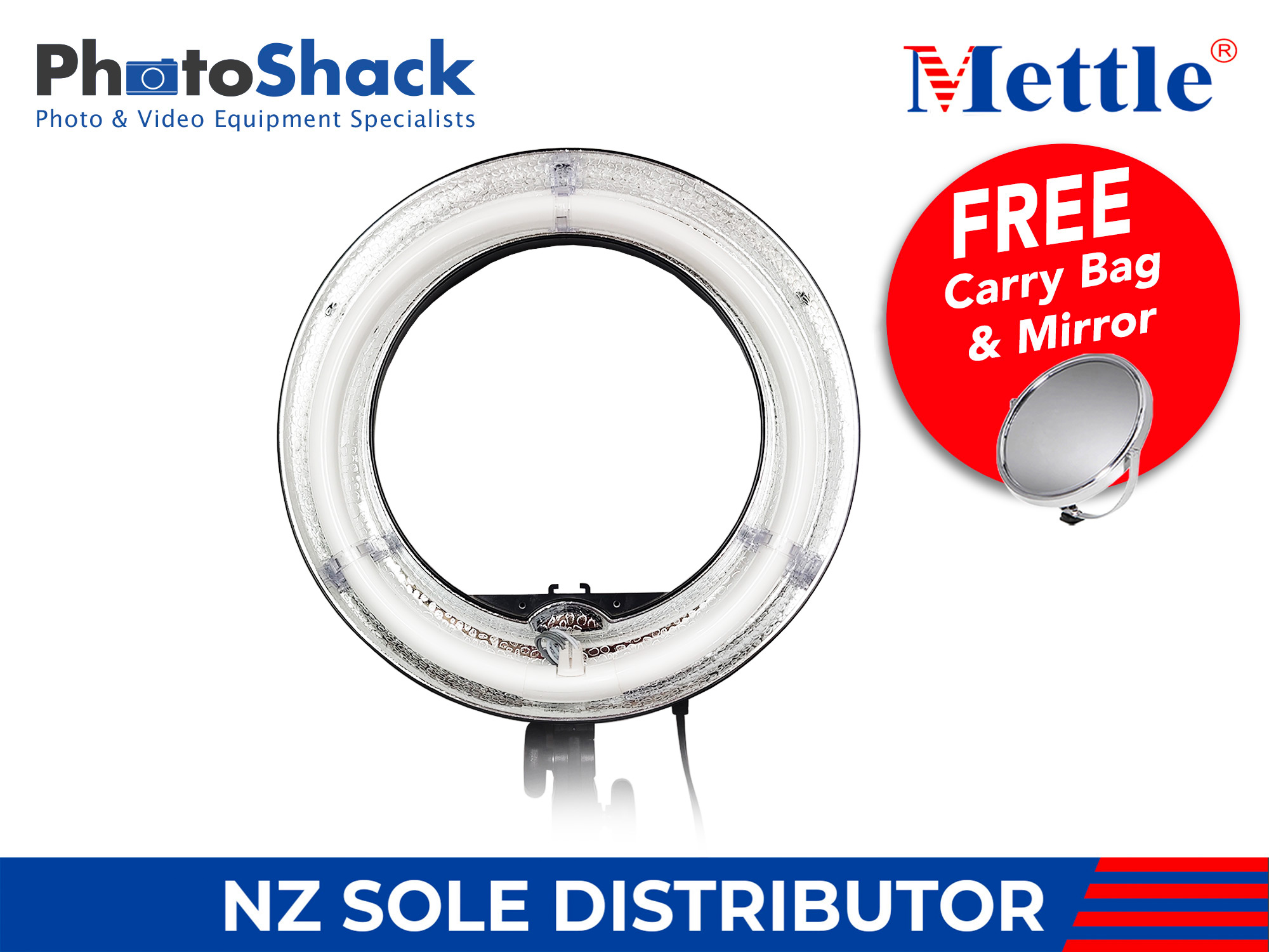 Fluorescent Ringlight - 50W - Mettle RL50 12