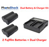 Dual Charger & Battery Kit for Fujifilm Cameras