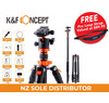 K&F SA254M2 1.8m Aluminium Tripod  Monopod - Promotion